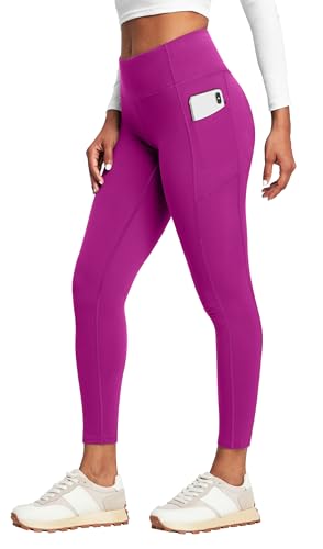 Leggings with Pockets for Women Tummy Control High Waist Yoga Pants with pockets for Workout Athletic Leggings