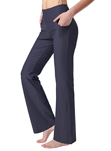 Women's Bootcut Yoga Pants with Pockets High Waist Bootleg Yoga Workout Pants for Women