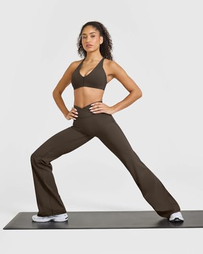31rBK8kVdlL.jpg Yoga Pants Women High Waist Casual Soft Crossover Straight Leg