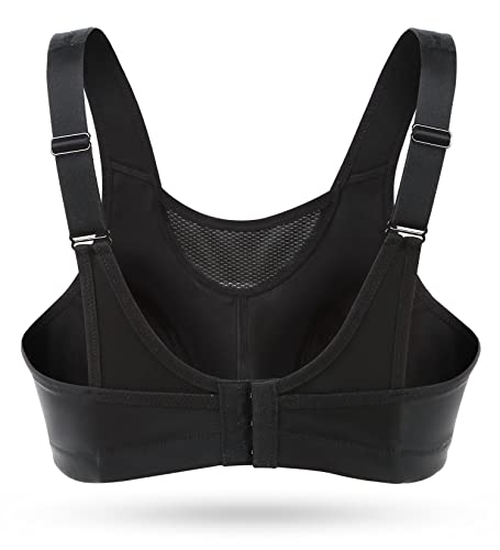 High Impact Sports Bras for Women Plus Size Non Padded Wirefree Workout Bra Bounce Control