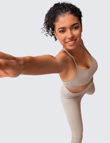 31x7C1scZZL.jpg Clouduxi Y Back Sports Bras for Women - Light Support Racerback Yoga Bra, A-C Cups