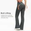 31yTMM9njkL.jpg 3 Packs Women's Flare Leggings with Pockets, Soft High Waisted Tummy Control Bootcut Workout Yoga Pants