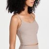 Women's Spacedye Slim Racerback Cropped Tank