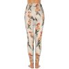 Hoopoe Bird Watercolor Women's Yoga Pants Stretch Leggings with Pockets High Waist for Workout