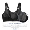 Women's Convertible Run Bra for High Impact Running, Workouts & Sports with Maximum Support