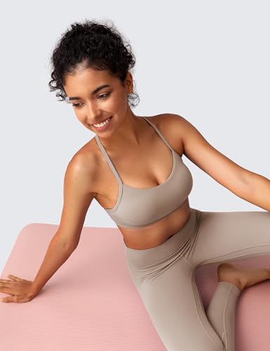 41A4iESKTZL.jpg Clouduxi Y Back Sports Bras for Women - Light Support Racerback Yoga Bra, A-C Cups