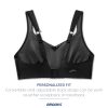 Women's Convertible Run Bra for High Impact Running, Workouts & Sports with Maximum Support