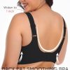 Womens Wireless Push Up Bras for Women No Underwire Seamless Full Coverage Supportive T Shirt Everyday Bras