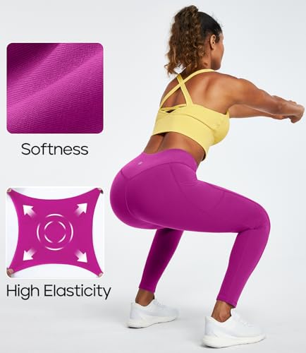 Leggings with Pockets for Women Tummy Control High Waist Yoga Pants with pockets for Workout Athletic Leggings