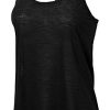 Women's Everyday Flowy Burnout Slub Racer Back Active Workout Tank Tops- 10 Pack