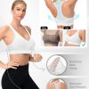 Racerback Sports Bras for Women Comfortable Wirefree Sleep Bras Breathable Mesh Padded Low Impact Workout Bra