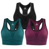 Sports Bras for Women High Impact Racerback Sports Bra Seamless Padded Sports Bra Yoga Bras Workout Bra Activewear Bra