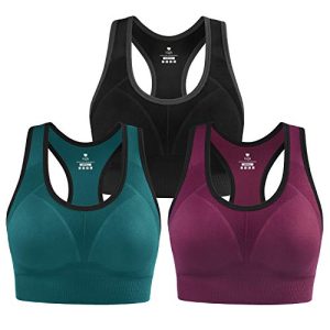 Sports Bras for Women High Impact Racerback Sports Bra Seamless Padded Sports Bra Yoga Bras Workout Bra Activewear Bra