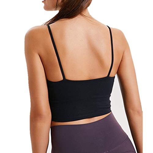 Women Padded Sports Bra Fitness Workout Running Shirts Yoga Tank Top
