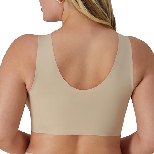 Women's Comfort Revolution Easylite Wireless T-Shirt Bra, Pullover Wirefree T-Shirt Bra