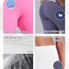 2 Pack Black Leggings with Pockets for Women, Tummy Control Workout High Waisted Yoga Pants