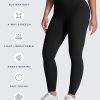 High Waisted Workout Leggings for Women Tummy Control Buttery Soft Yoga Metamorph Deep V Pants 26"