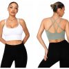 3 Pack Strappy Sports Bra for Women Sexy Crisscross for Yoga Running Athletic Gym Workout Fitness Tank Tops