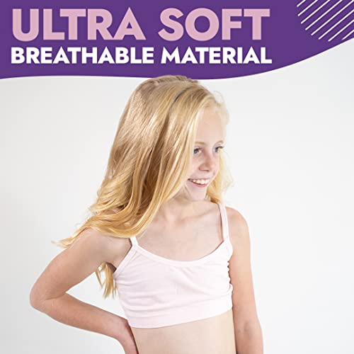 Girls Seamless Training Bra - Crop Sports Bra Pack