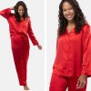 Women's 100% Mulberry Silk Long Pajama Set with Gift Box