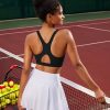 Sports Bras for Women High Support,Racerback Molded Cup Sports Bra with Sewn in Pads