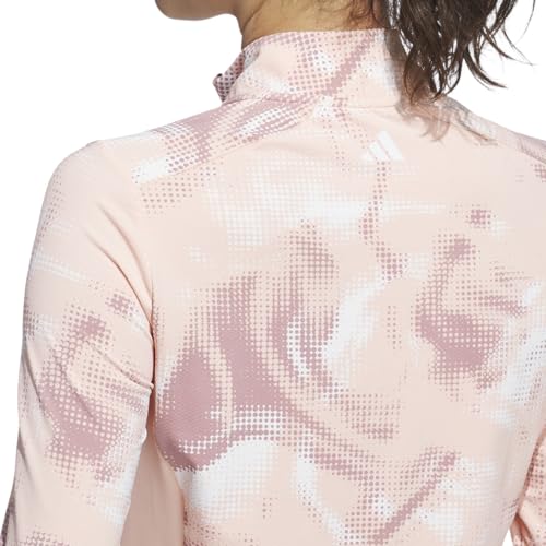 Women's Ultimate365 Printed Quarter-Zip Mock Long Sleeve Shirt