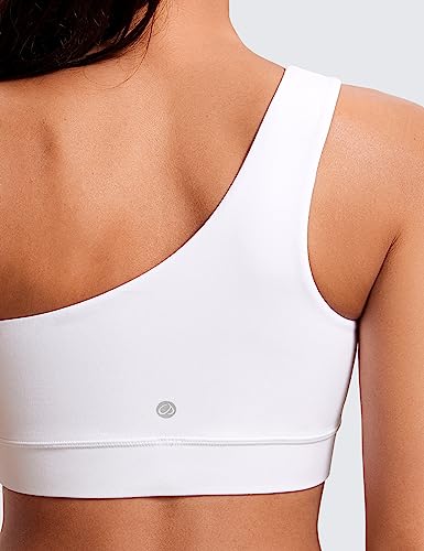 Butterluxe Womens One Shoulder Sports Bra - Sleeveless One Strap Low Impact Asymmetrical Workout Yoga Tops