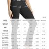 29"/31"/33"/35"/37" Women's High Waist Straight Leg Yoga Pants Tummy Control Workout Pants with Pockets