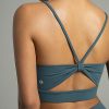 41U40luvksL.jpg Women's Dreamlux Bowknot Strappy Sports Bras Light Impact Workout Yoga Tops