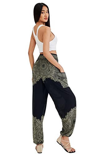 Boho Pants for Women - Hippie Harem Pants Women - Womens Yoga Pants – Comfy Bohemian Flowy Hippie Clothes