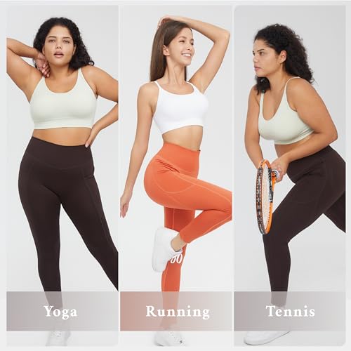 Womens Sports Bras for Women Light Support Padded Workout Bras for Women Supportive Seamless Women's Wireless Yoga Bra
