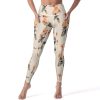 Hoopoe Bird Watercolor Women's Yoga Pants Stretch Leggings with Pockets High Waist for Workout