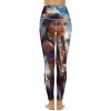 Native U.S. Woman Wolf Women's Yoga Pants Stretch Leggings with Pockets High Waist for Workout
