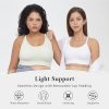 Womens Sports Bras for Women Light Support Padded Workout Bras for Women Supportive Seamless Women's Wireless Yoga Bra