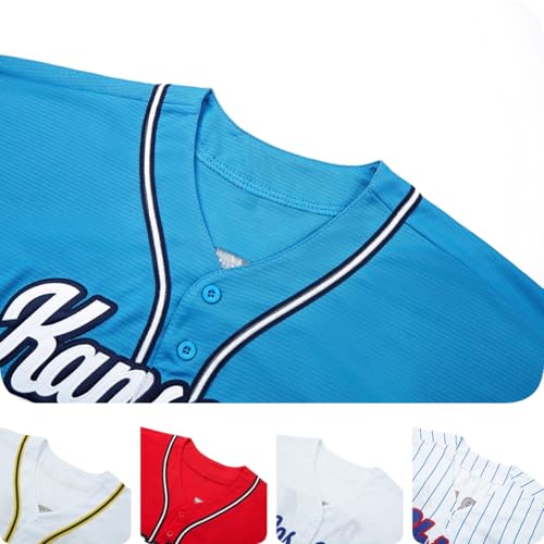 Custom Mens/Women/Youth Seattle Baseball Stitched T-Shirt for Sports Fan