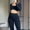 High Waisted Workout Leggings for Women Tummy Control Buttery Soft Yoga Metamorph Deep V Pants 26"