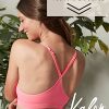 Women’s 4 Pack Racerback Sports Bralette Seamless Wireless Comfort Bra