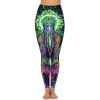 41adxU4IZL.jpg Evil God Glowing Women's Yoga Pants Stretch Leggings with Pockets High Waist for Workout