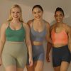 Cross Back Sport Bras Padded Strappy Criss Cross Cropped Bras for Yoga Workout Fitness Low Impact