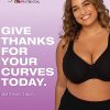 Fit For Me By  Women's Plus Size Cotton Unlined Underwire Bra-Pinch-Free Straps - Side and Back Smoothing