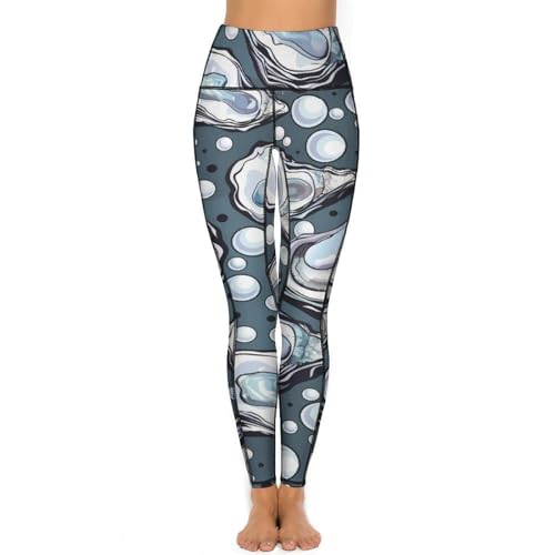 41cAbp26MgL.jpg Oyster Women's Yoga Pants Stretch Leggings with Pockets High Waist for Workout