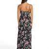 Women's Dream in Bloom Crinkly Viscose Maxi Dress – Adjustable Straps for Effortless Summer Style