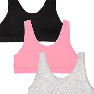 Girls' Seamless Stretch Sports Bra