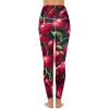 Fresh Cherry Fruits Women's Yoga Pants Stretch Leggings with Pockets High Waist for Workout