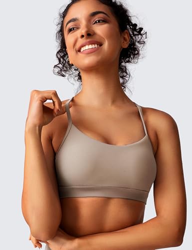 41ew5wa2YYL.jpg Clouduxi Y Back Sports Bras for Women - Light Support Racerback Yoga Bra, A-C Cups