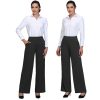 Wide Leg Dress Pants Women Work Workout Athletic Yoga Sweatpants with Pockets Stretch Loose Casual Lounge Trousers