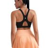 Sports Bras for Women High Support,Racerback Molded Cup Sports Bra with Sewn in Pads