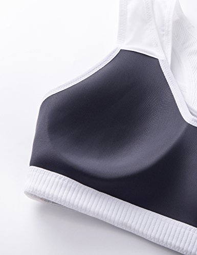Sports Bras for Women High Support Mesh Full Coverage Racerback Wireless No Bounce Running Bras