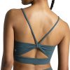 41goQ-Sj7L.jpg Women's Dreamlux Bowknot Strappy Sports Bras Light Impact Workout Yoga Tops