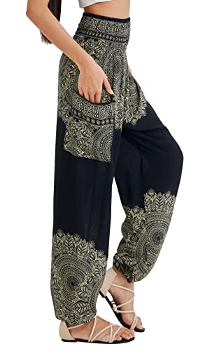 Boho Pants for Women - Hippie Harem Pants Women - Womens Yoga Pants – Comfy Bohemian Flowy Hippie Clothes